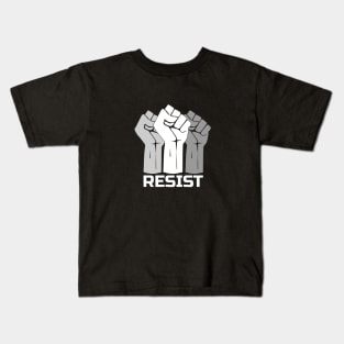 Resist with fist 3 - in White Kids T-Shirt